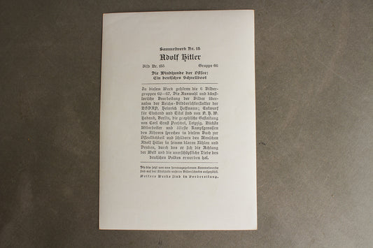 WW2 Tysk "Cigaretten Album" Billede. 12x17 cm. Godt Kriegsmarine motiv. Original.