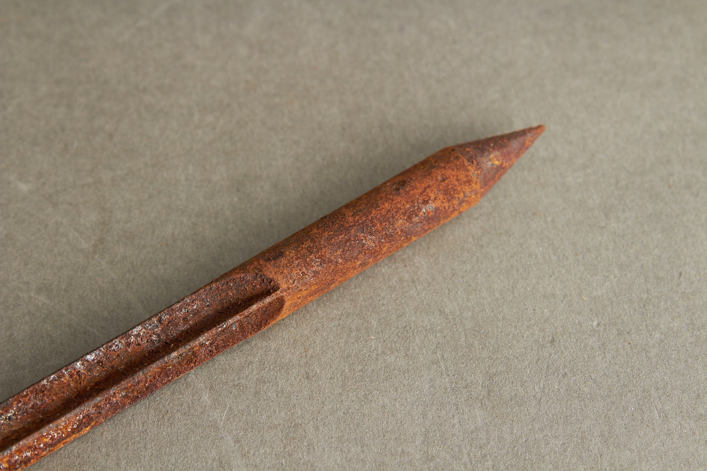 WW1 Tysk "Flyverpil" Kastet ud fra de tyske fly over allierede skyttegrave i hundredvis af gangen. Original.