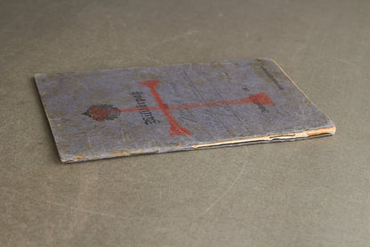 WW1 Tysk "Militärpass" fra en falden infanterist. Original.