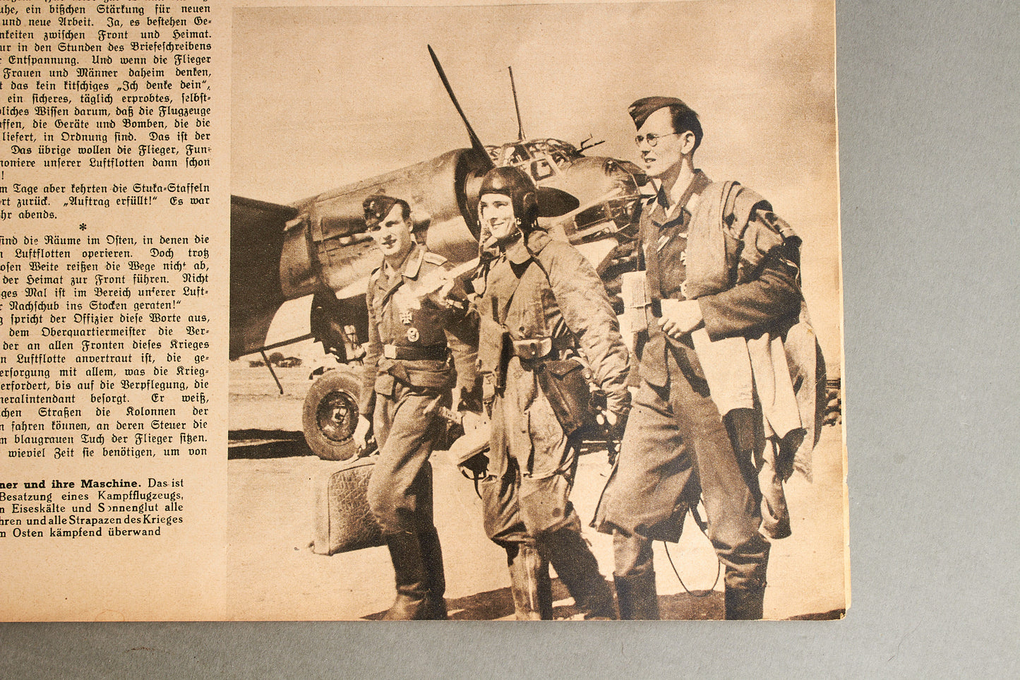 WW2 Tysk "Die Woche" Blad. Illustrativ SA Forside. Original.