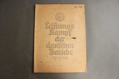 WW2 Tysk DAF Blad (På størrelse med Signal Blad / A3 størrelse). Original.