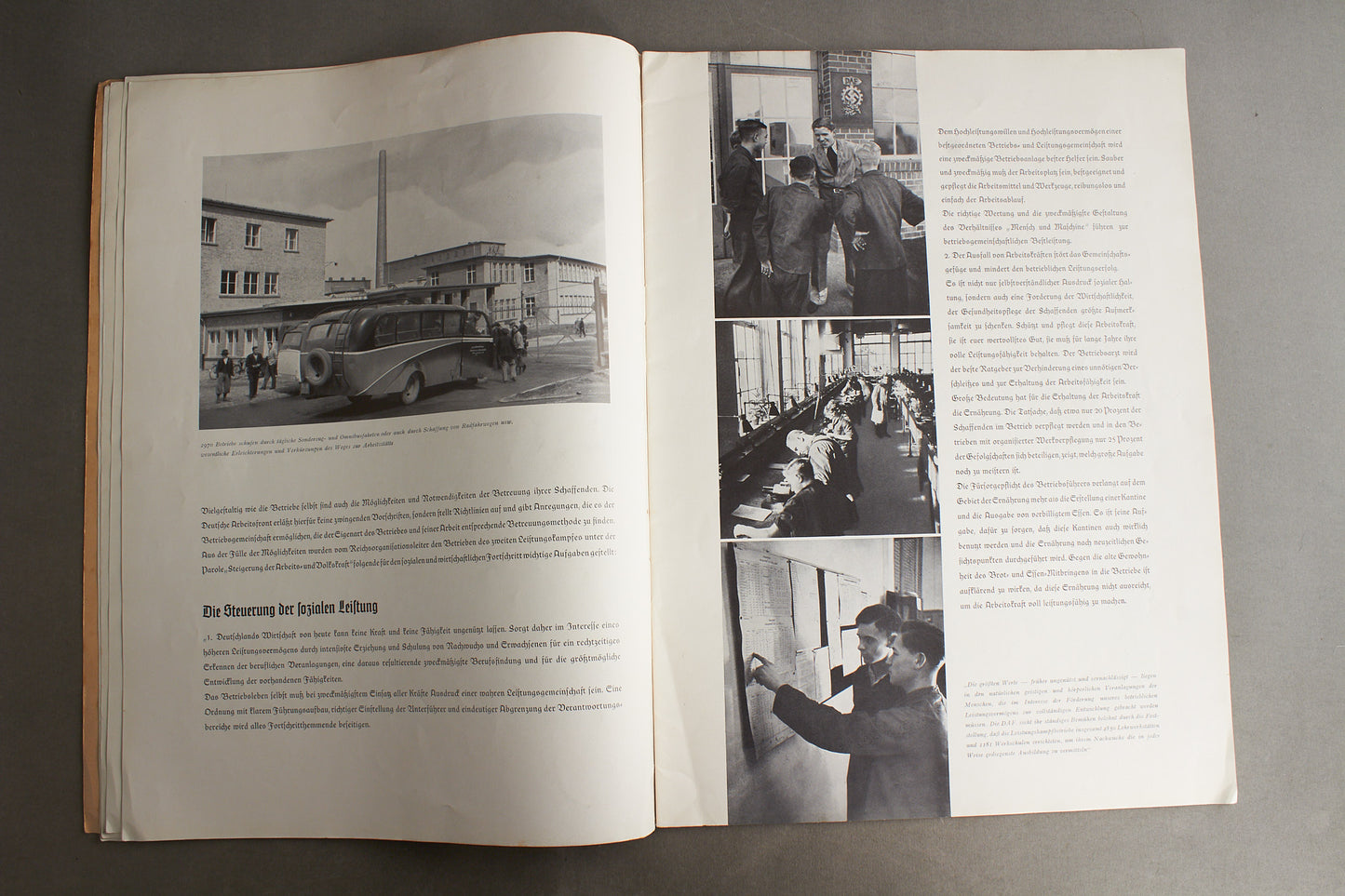 WW2 Tysk DAF Blad (På størrelse med Signal Blad / A3 størrelse). Original.