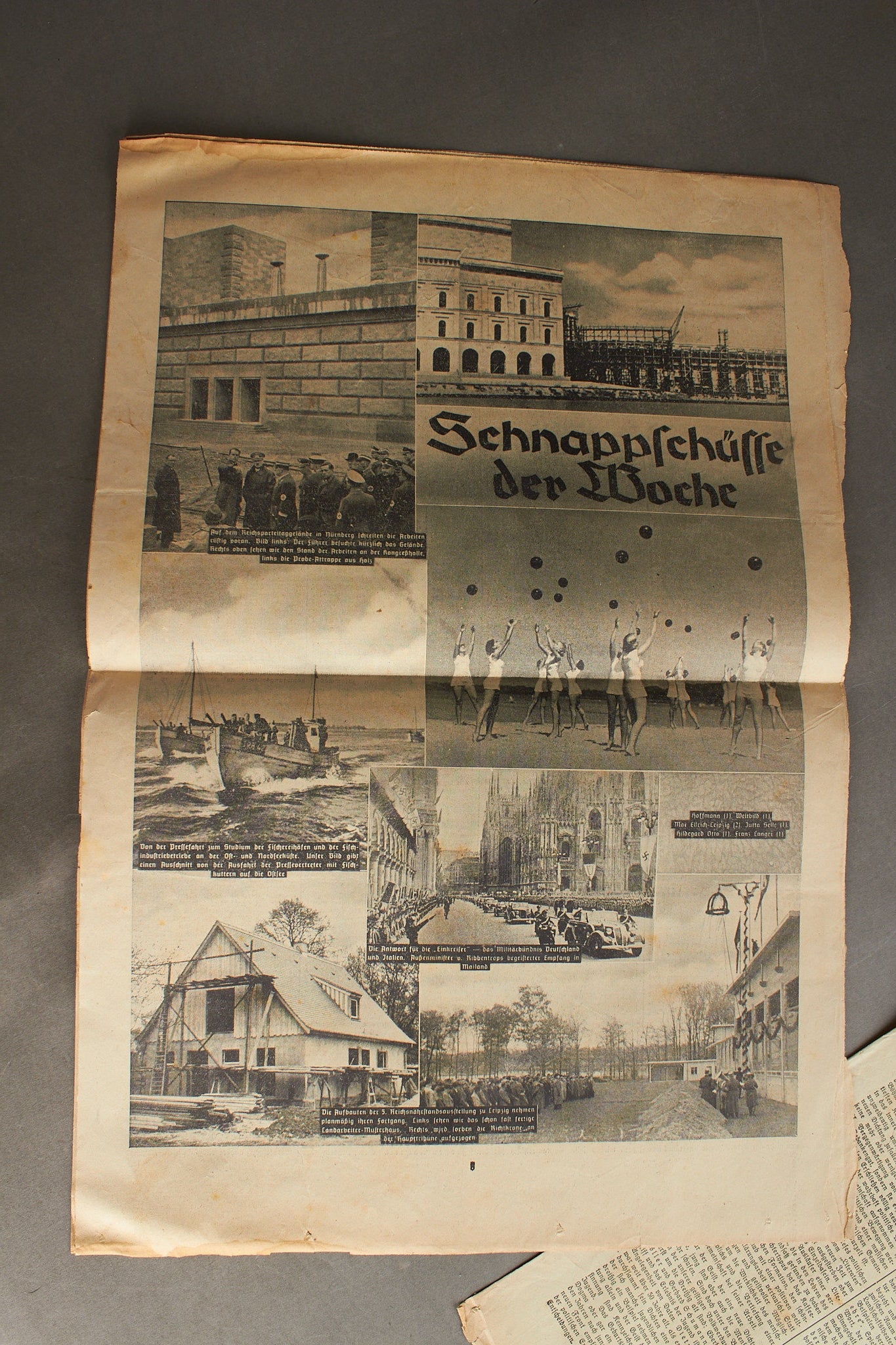 WW2 Tysk NSDAP Avis. Original.