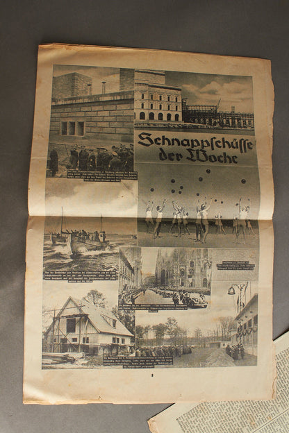 WW2 Tysk NSDAP Avis. Original.
