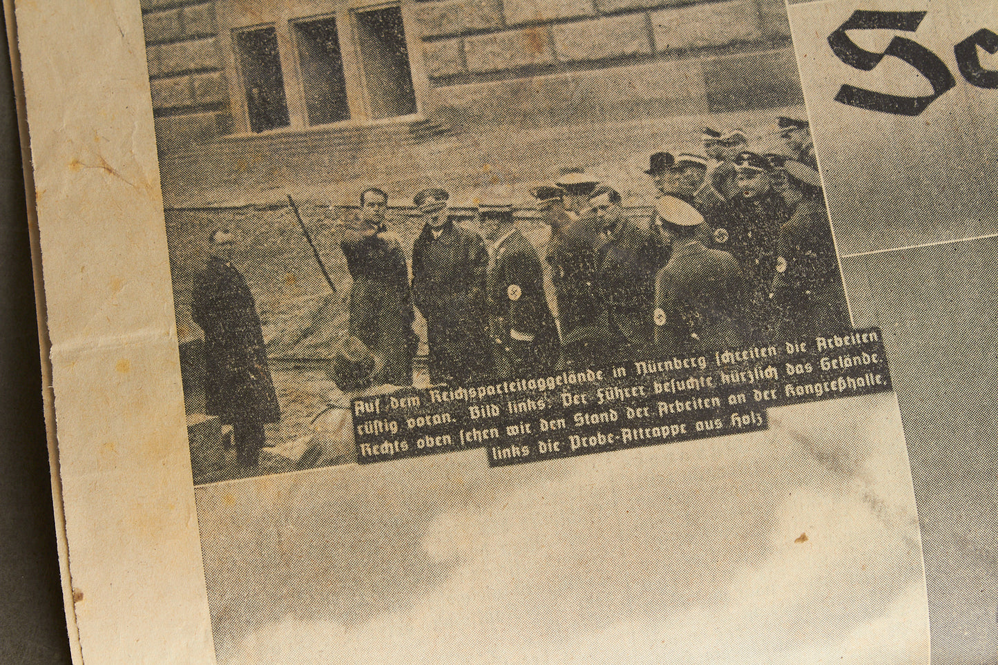 WW2 Tysk NSDAP Avis. Original.