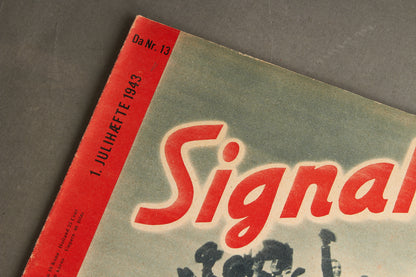 WW2 Tysk Signal Blad. Ubåd forside. Original.