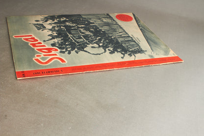 WW2 Tysk Signal Blad. Ubåd forside. Original.