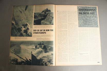WW2 Tysk Signal Blad. Ubåd forside. Original.