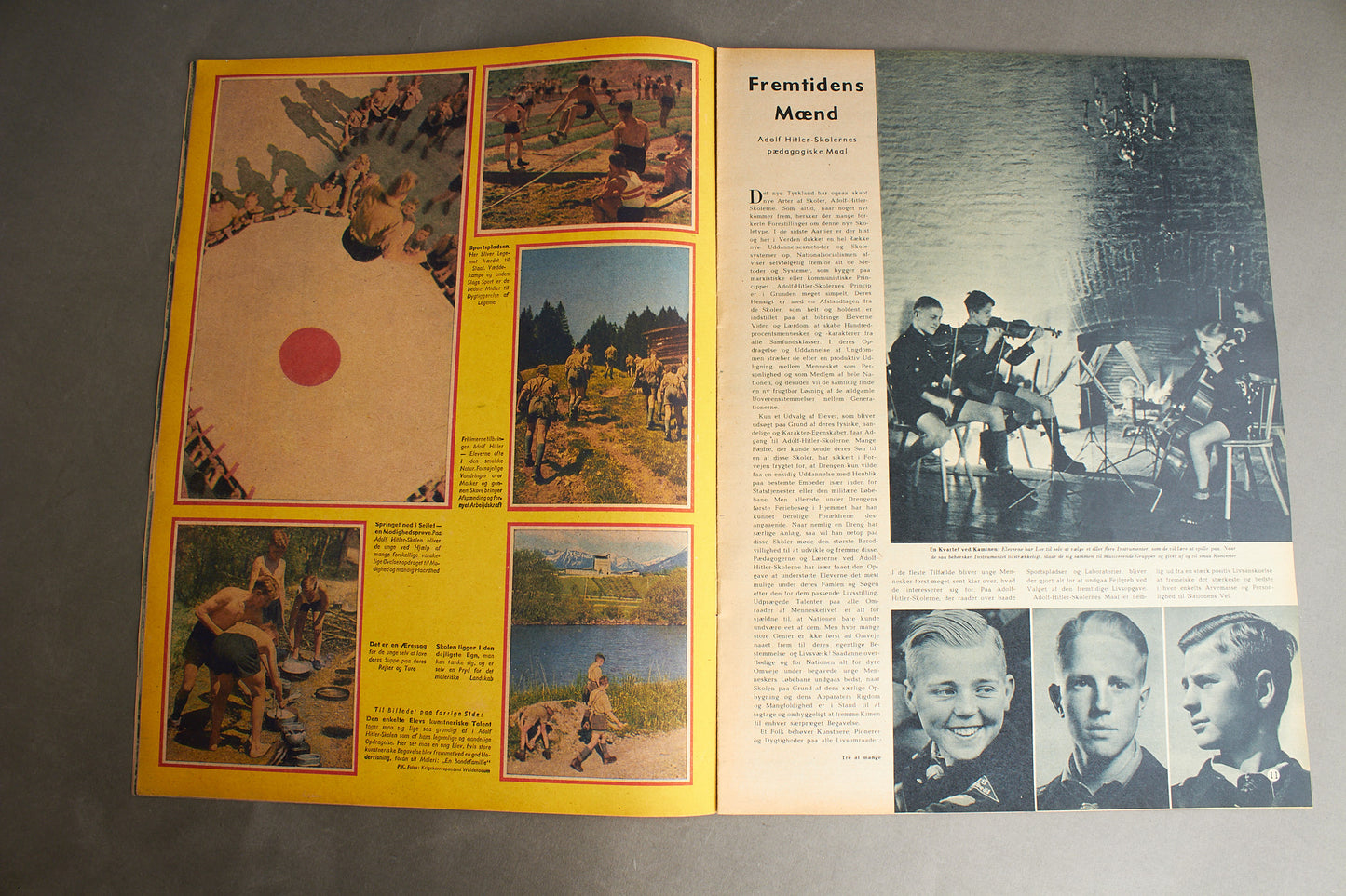 WW2 Tysk Signal Blad. Ubåd forside. Original.