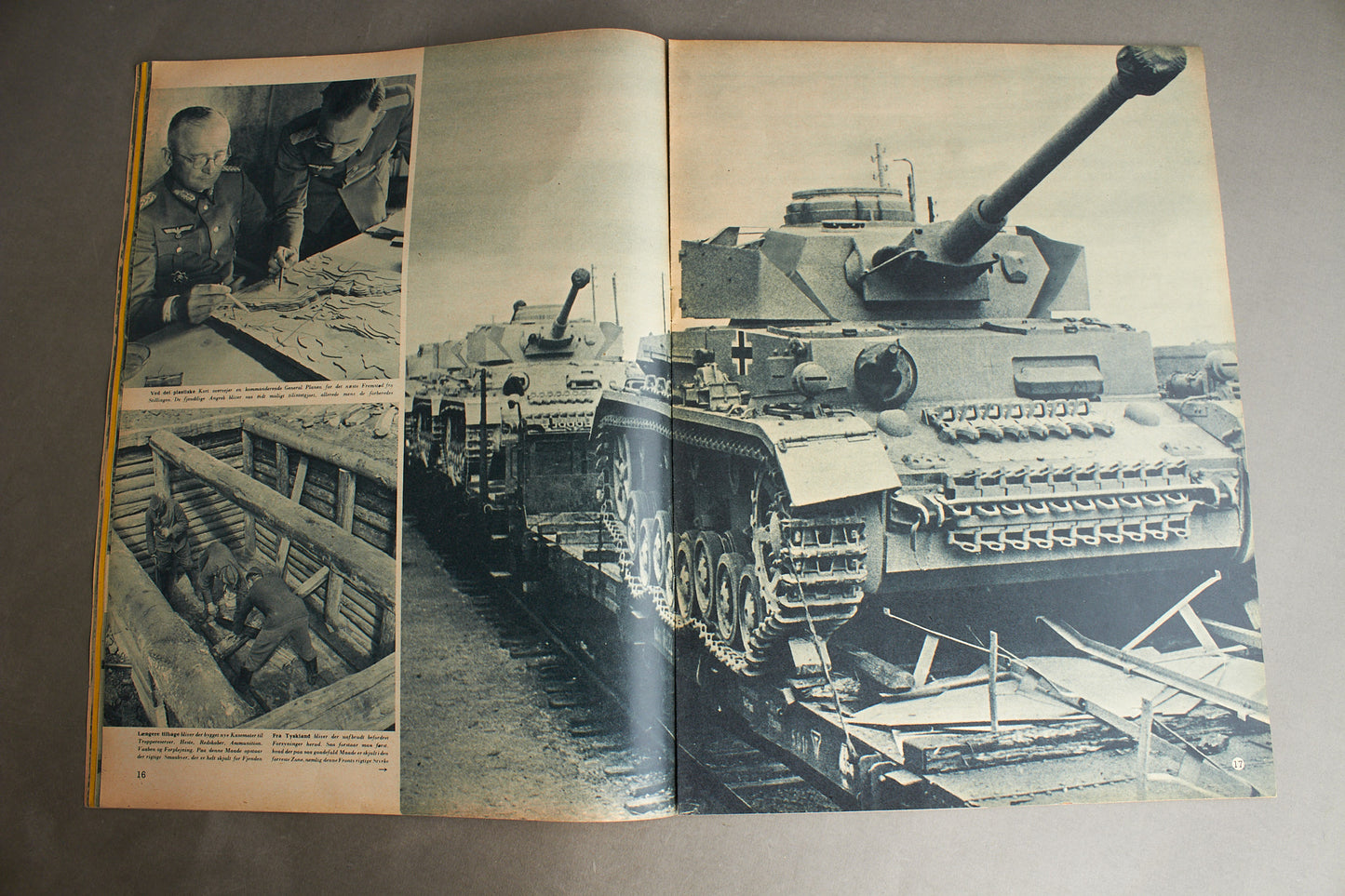 WW2 Tysk Signal Blad. Ubåd forside. Original.