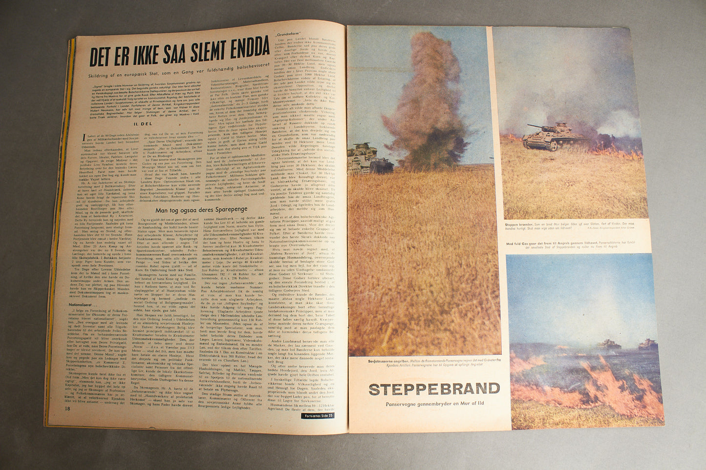 WW2 Tysk Signal Blad. Ubåd forside. Original.
