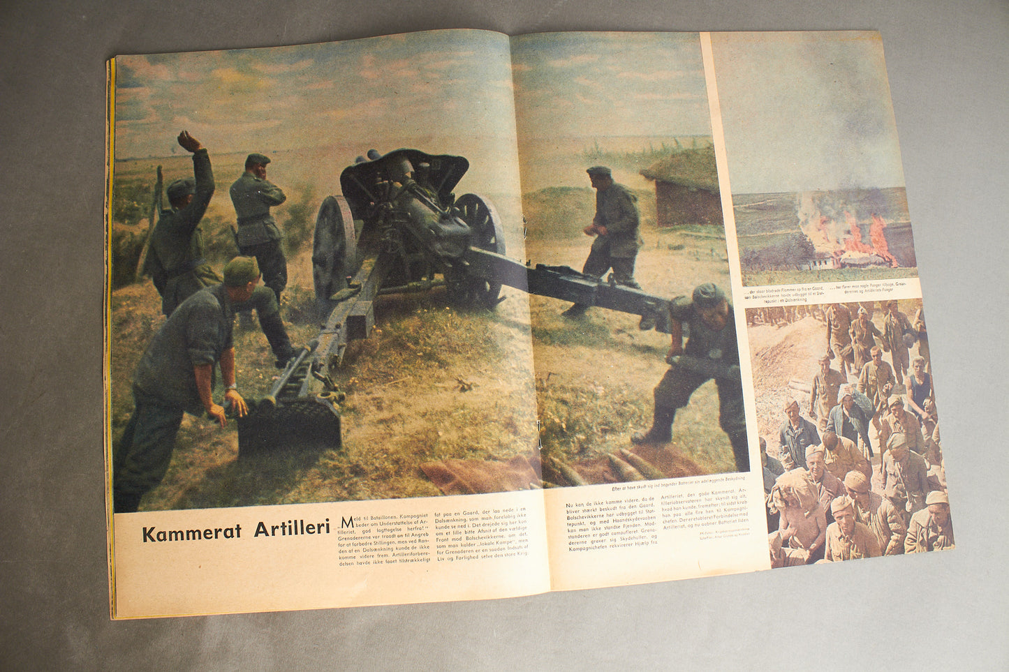 WW2 Tysk Signal Blad. Ubåd forside. Original.
