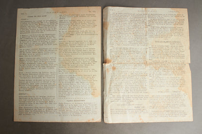 WW2 Dansk Illegalt Blad fra 12. april 1945. Original.