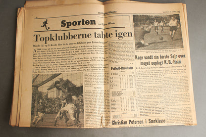 WW2 Dansk Avis med Waffen-SS "SS-Ersatzkommando Danmark" Annonce.  Original.