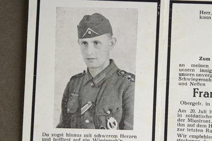 WW2 Tysk Dødemandskort. Original.