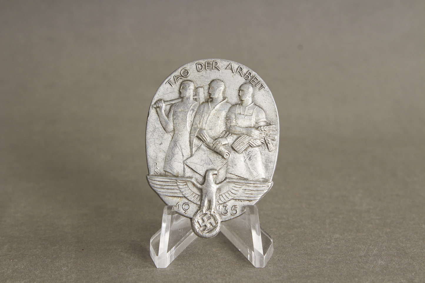 WW2 Tysk Tinnie / Dagsbadge. Original.