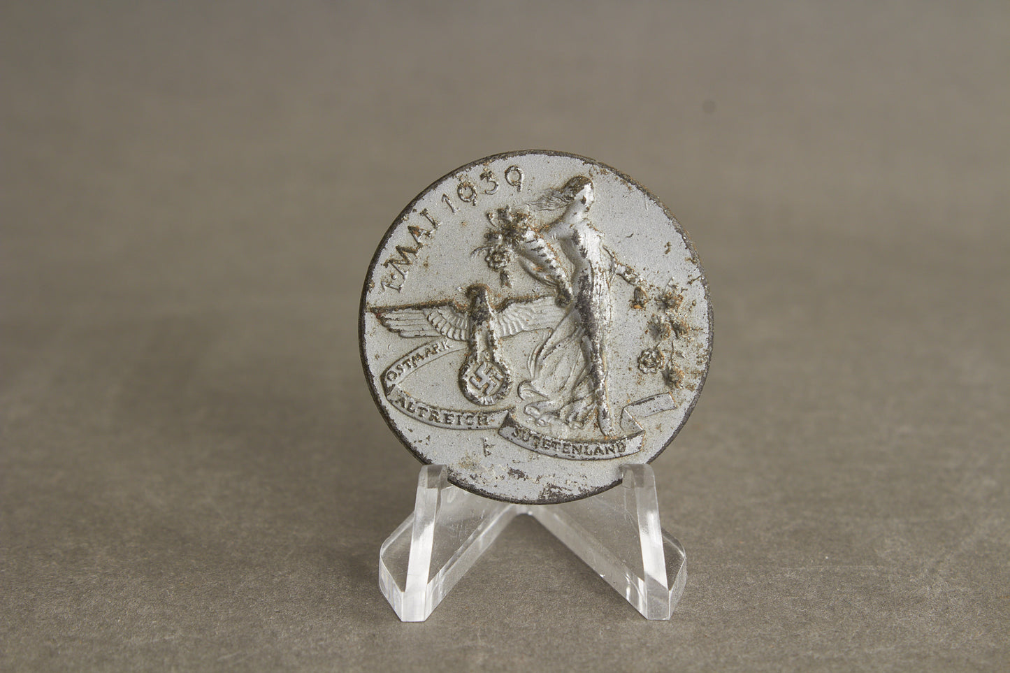 WW2 Tysk Tinnie / Dagsbadge. Original.