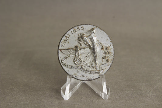 WW2 Tysk Tinnie / Dagsbadge. Original.