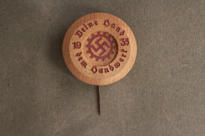 WW2 Tysk DAF Træ Tinnie. Sjælden. Original.