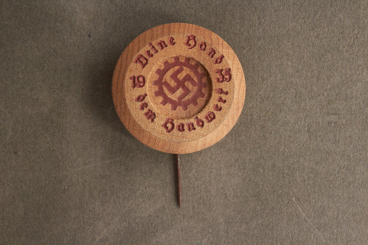 WW2 Tysk DAF Træ Tinnie. Sjælden. Original.