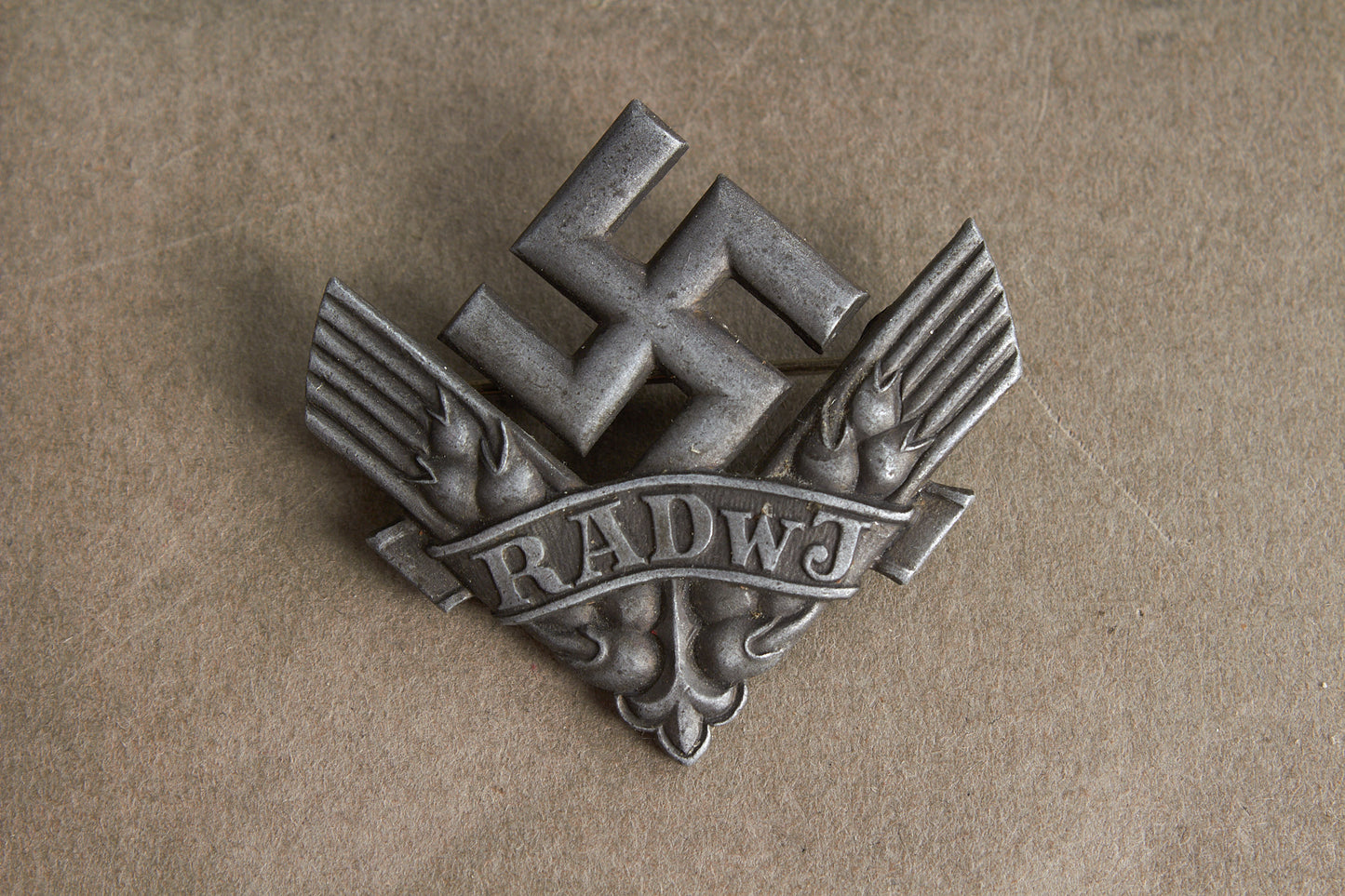 WW2 Tysk RADwJ Broche. Original.