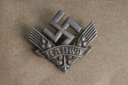 WW2 Tysk RADwJ Broche. Original.