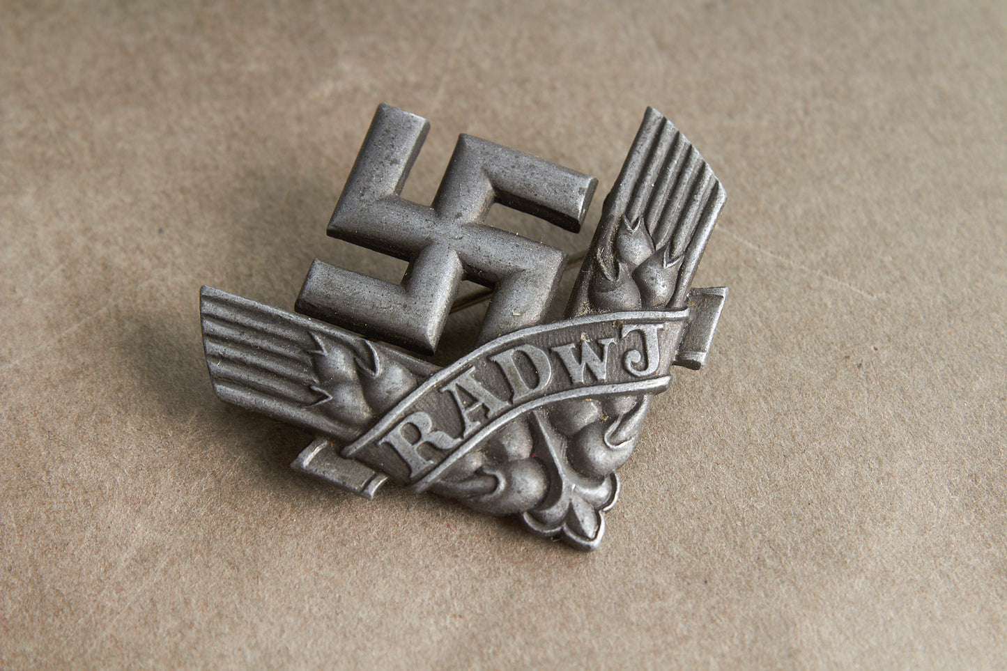 WW2 Tysk RADwJ Broche. Original.