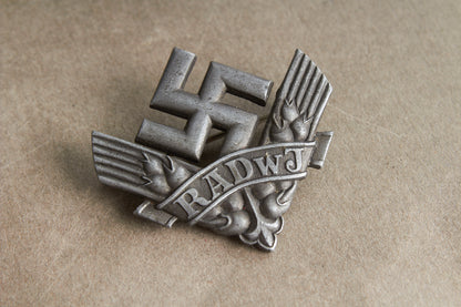 WW2 Tysk RADwJ Broche. Original.