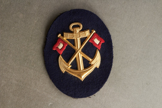 WW2 Tysk Kriegsmarine Specialist Ærmemærke i metal. Original.
