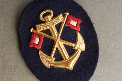 WW2 Tysk Kriegsmarine Specialist Ærmemærke i metal. Original.