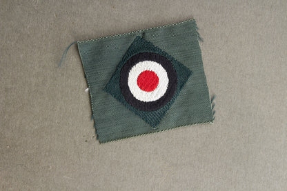 WW2 Tysk Wehrmacht Skråhue Korkade. Original.