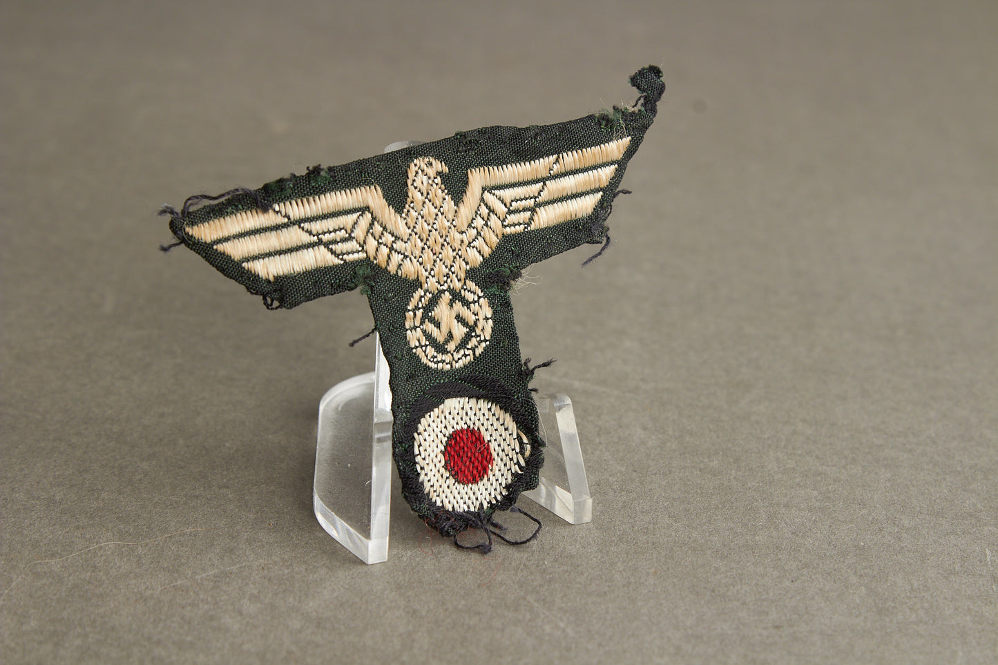 WW2 Tysk Belgisk Lavet M43 Kasket Ørn. Original.
