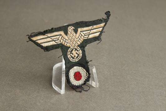 WW2 Tysk Belgisk Lavet M43 Kasket Ørn. Original.