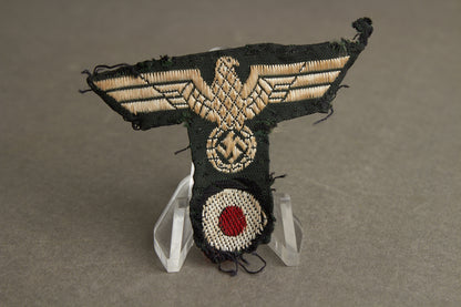 WW2 Tysk Belgisk Lavet M43 Kasket Ørn. Original.