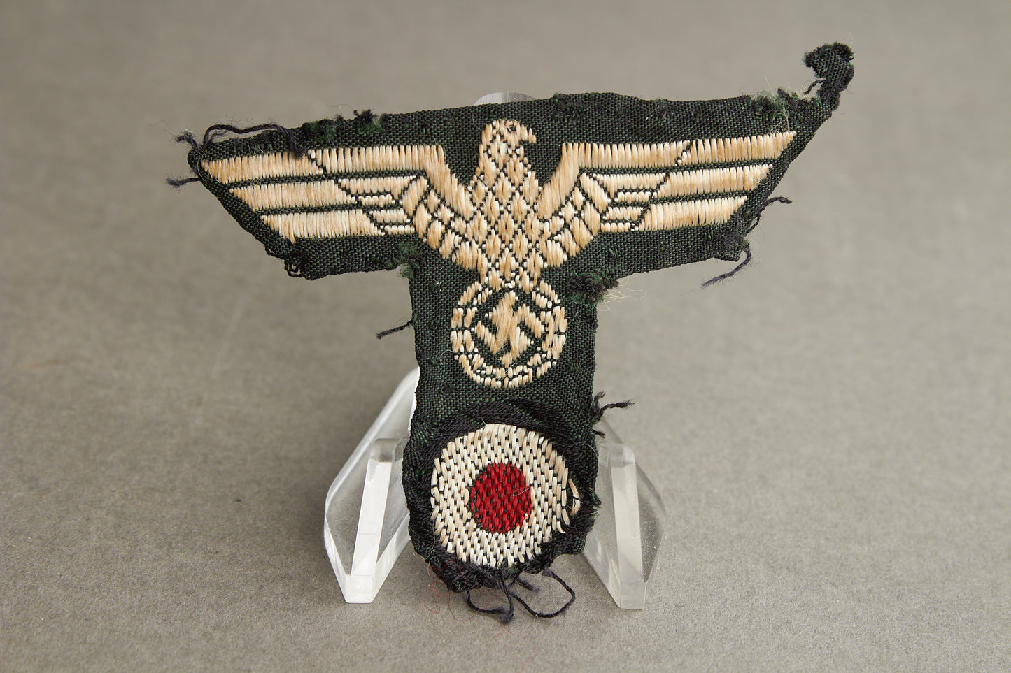WW2 Tysk Belgisk Lavet M43 Kasket Ørn. Original.
