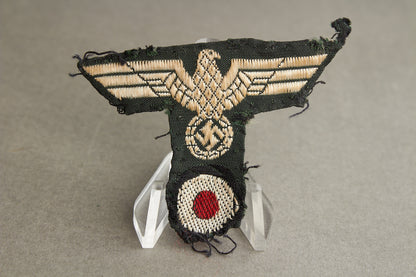 WW2 Tysk Belgisk Lavet M43 Kasket Ørn. Original.