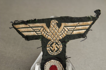 WW2 Tysk Belgisk Lavet M43 Kasket Ørn. Original.