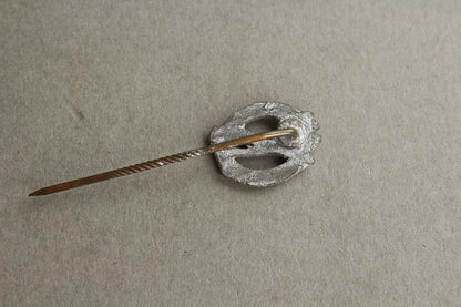 WW2 Tysk Infanterie Sturmabzeichen i Sølv Miniature. Original.