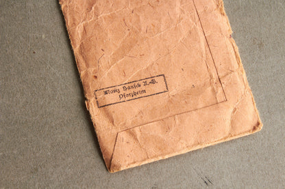 WW2 Tysk KVK 2. Klasse med sværd Tildelingspose. Original.