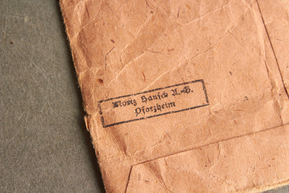 WW2 Tysk KVK 2. Klasse med sværd Tildelingspose. Original.
