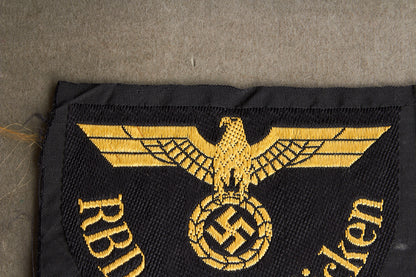 WW2 Tysk RBD Ærmeørn. Original.