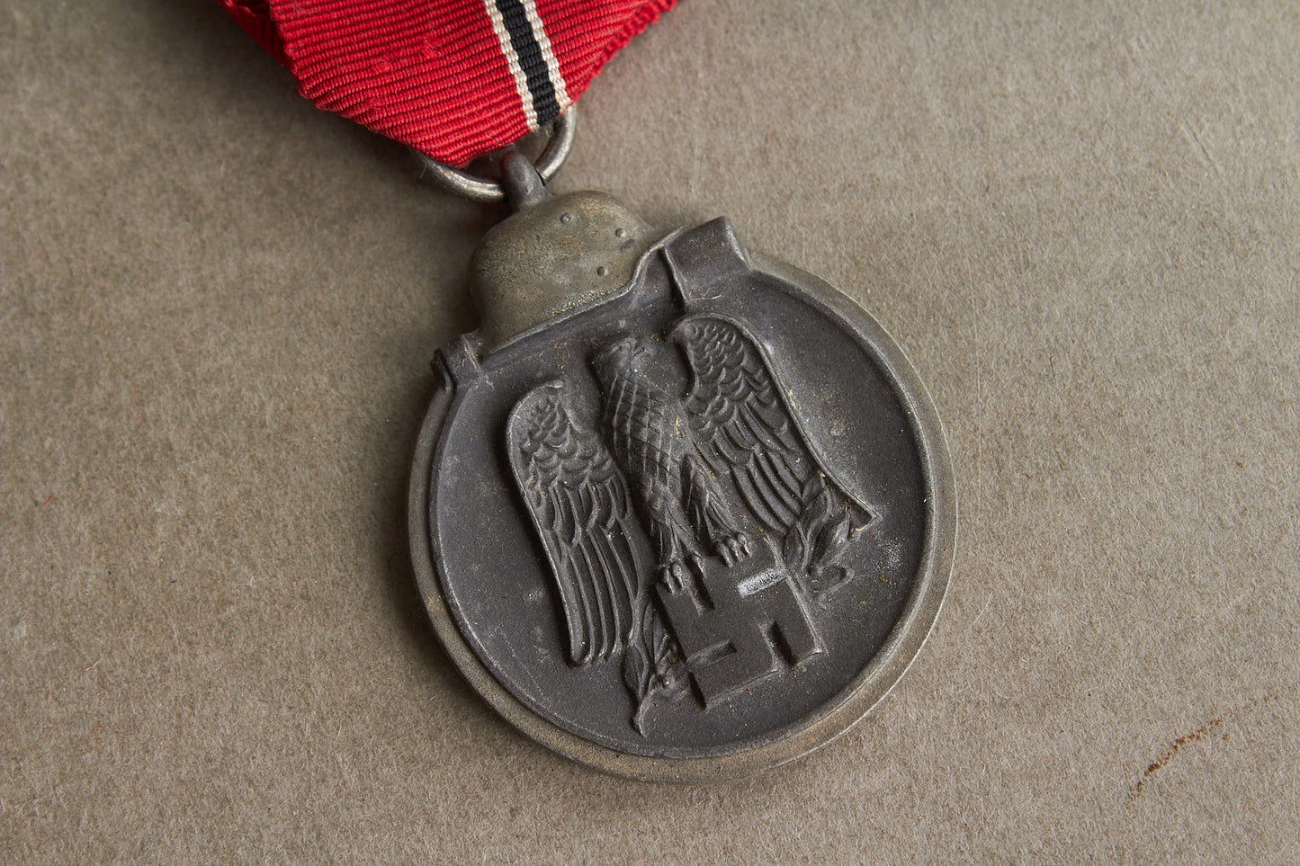 WW2 Tysk Østfront Medalje. Original.