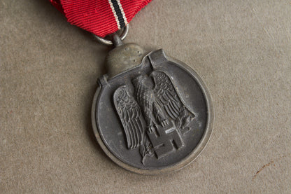 WW2 Tysk Østfront Medalje. Original.