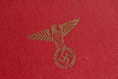 WW2 Tysk NSDAP Medlemsbog. Tidlig. Sjælden! Original.