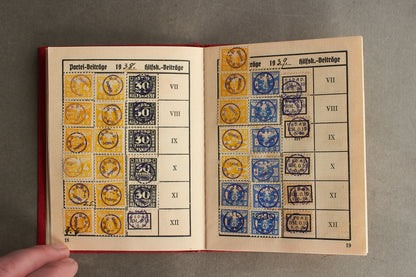 WW2 Tysk NSDAP Medlemsbog. Tidlig. Sjælden! Original.