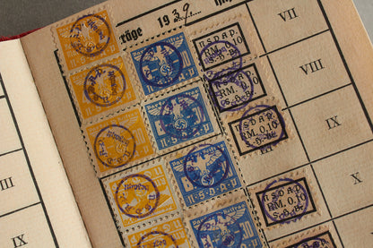 WW2 Tysk NSDAP Medlemsbog. Tidlig. Sjælden! Original.