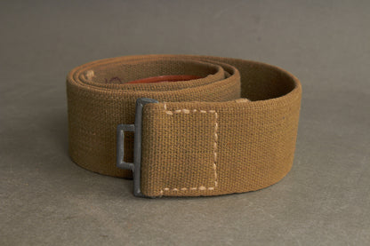 WW2 Tysk Afrikakorps / Südfront Webbing Kampbælte. Efterkrigs.