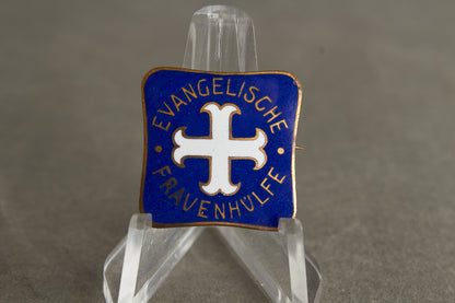 WW2 Tysk "Evangelische Frauenhülfe" Medlemsmærke. Original.