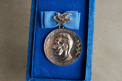 Østtysk DDR Medalje i Æske. Original.