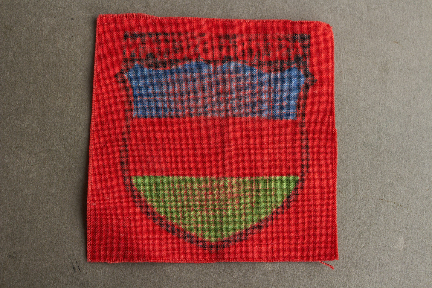 WW2 Tysk Wehrmacht "Aserbaidschan" Ærmemærke for frivillige. Original.